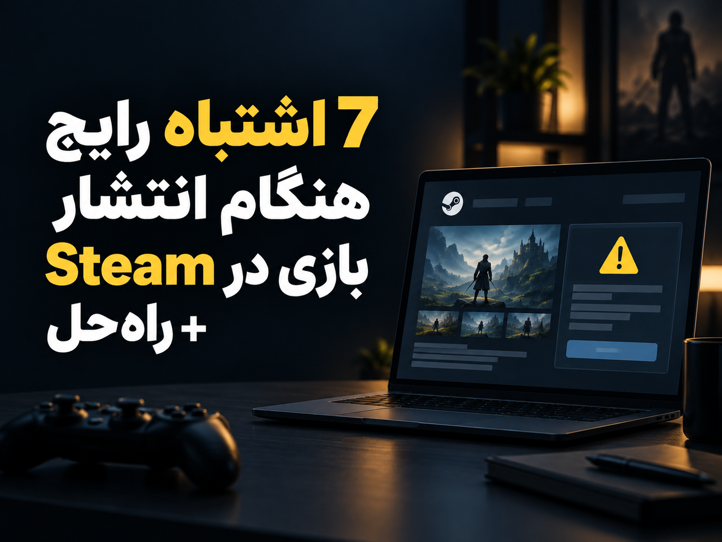 7 اشتباه رایج هنگام انتشار بازی در Steam + راه‌حل